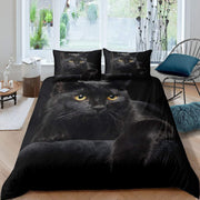 Pet Cat Pattern Bedding Down Quilt Cover