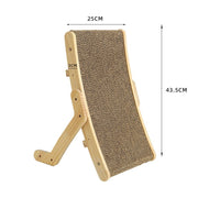 Deformation Cat Bed Vertical Corrugated Paper Grinding Claw Toy Replaceable